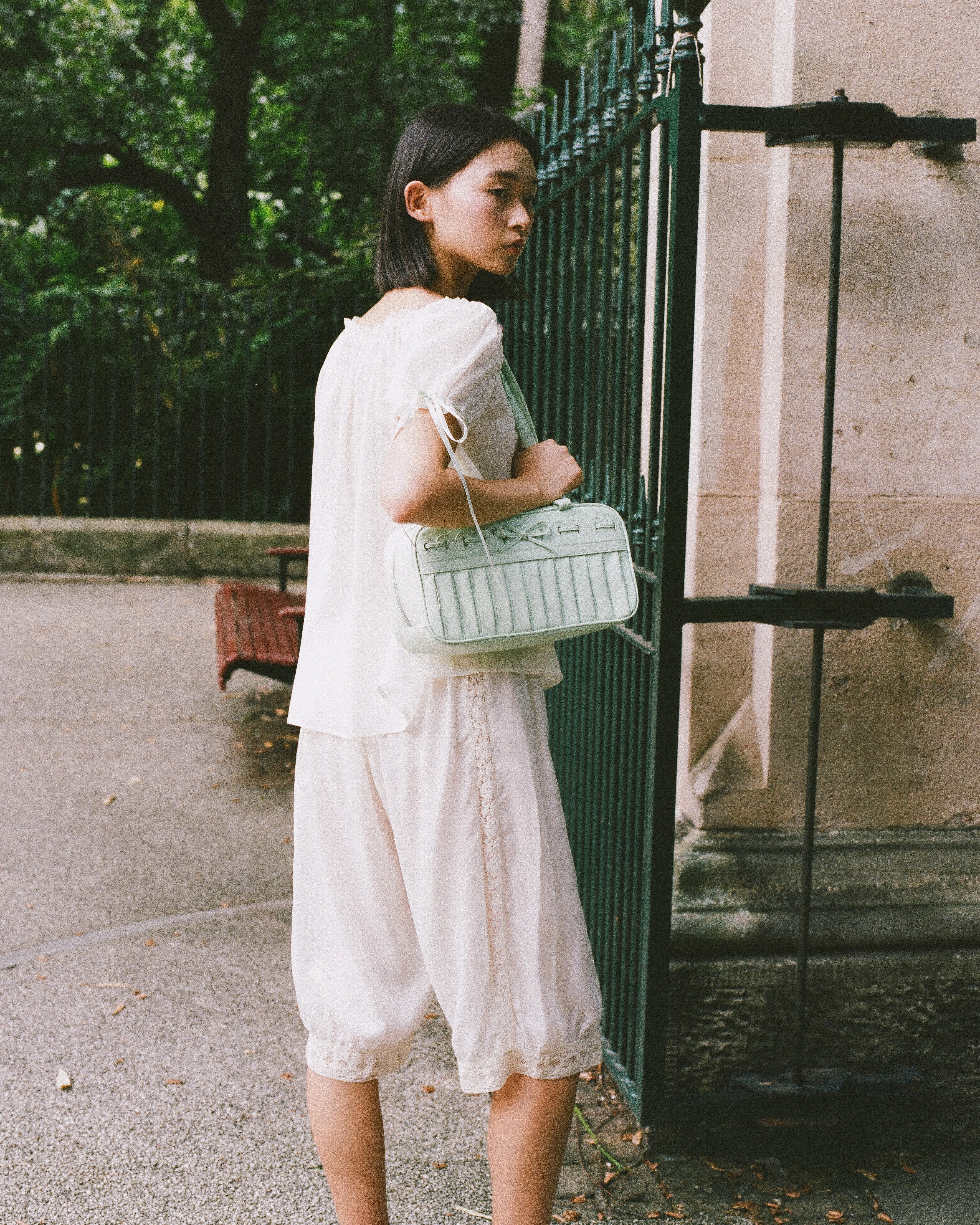 Aurelie Bloom Pants - Vintage White - Image 6