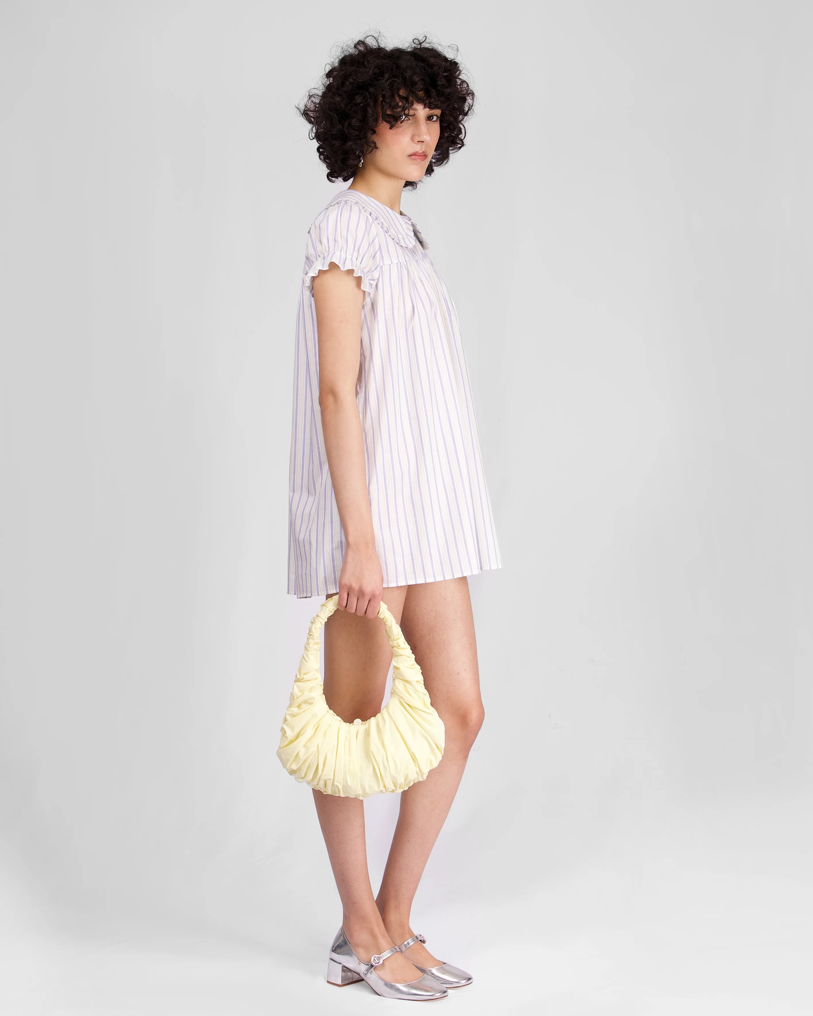 Babydoll Stripe Dress - Pacific Stripe - Image 4