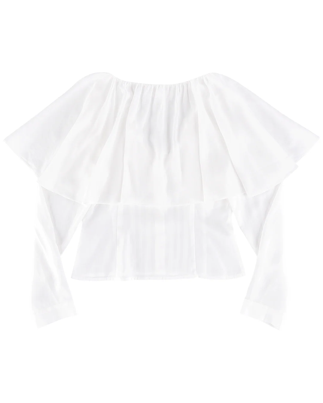 Capelet Shirt - White - Image 7