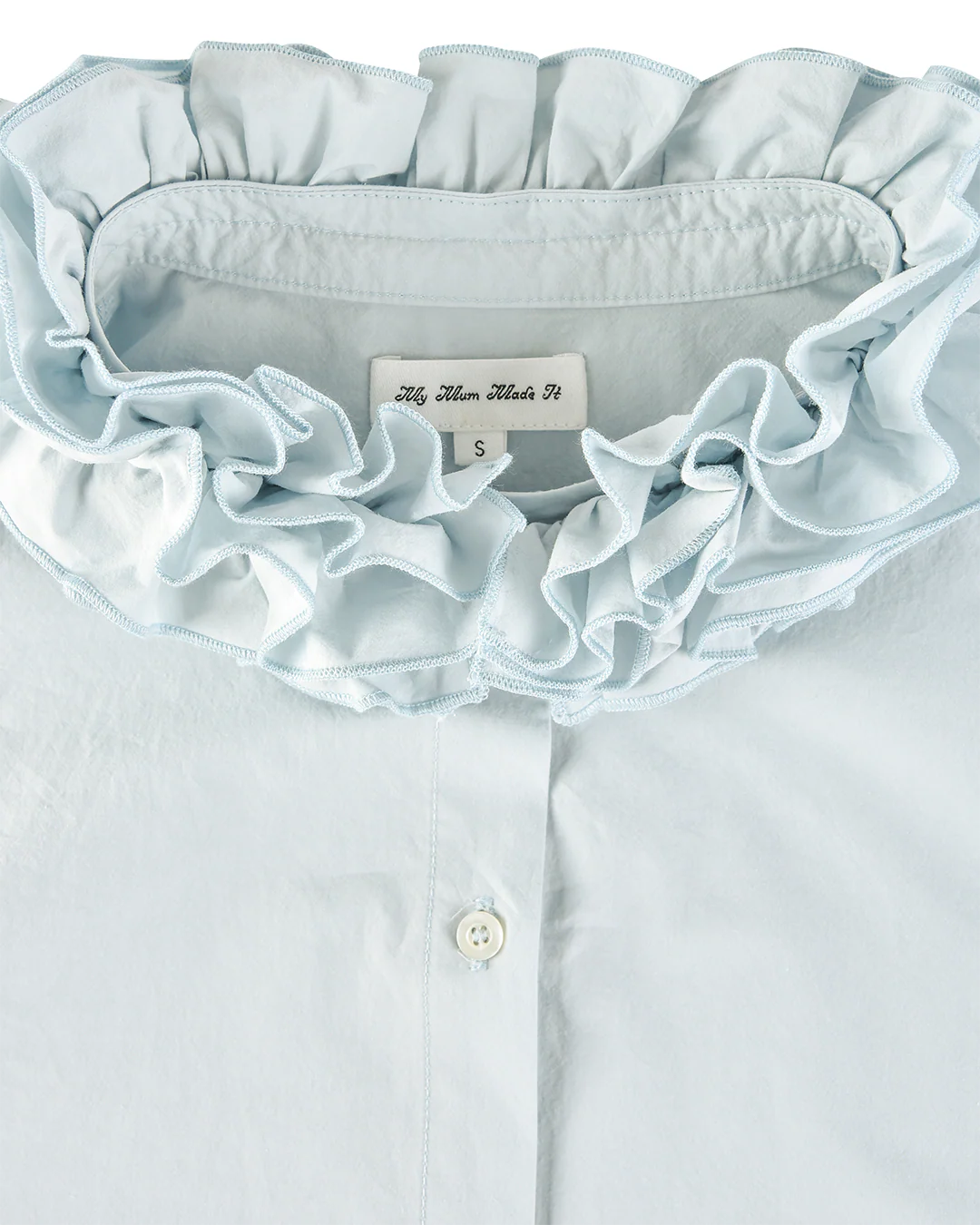 Cotton Ruffle Blouse - Bluewishes - Image 7