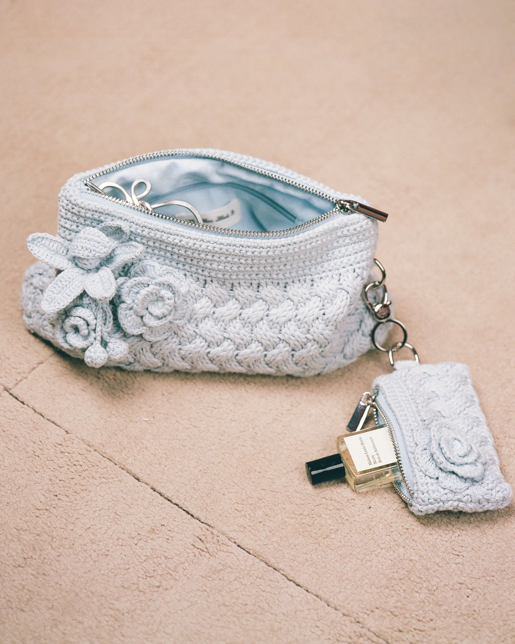 Crochet Garden Cosmetics Bag - Bluewishes - Image 6