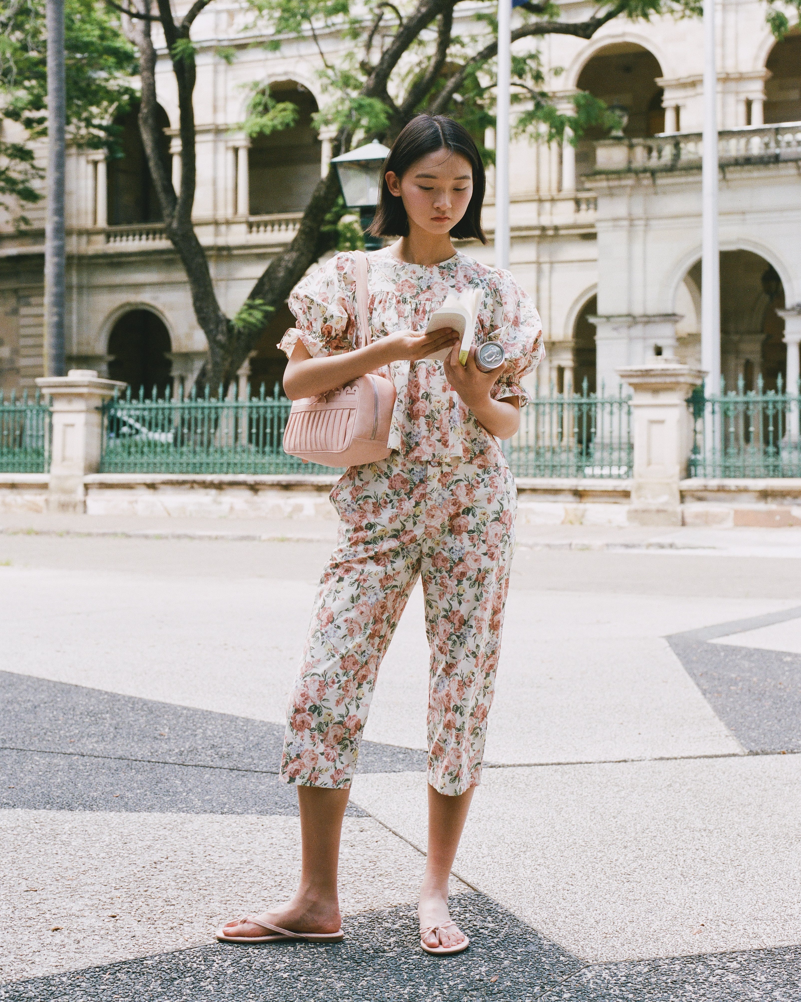 Cropped Straight Pant - Secret Garden - Image 4