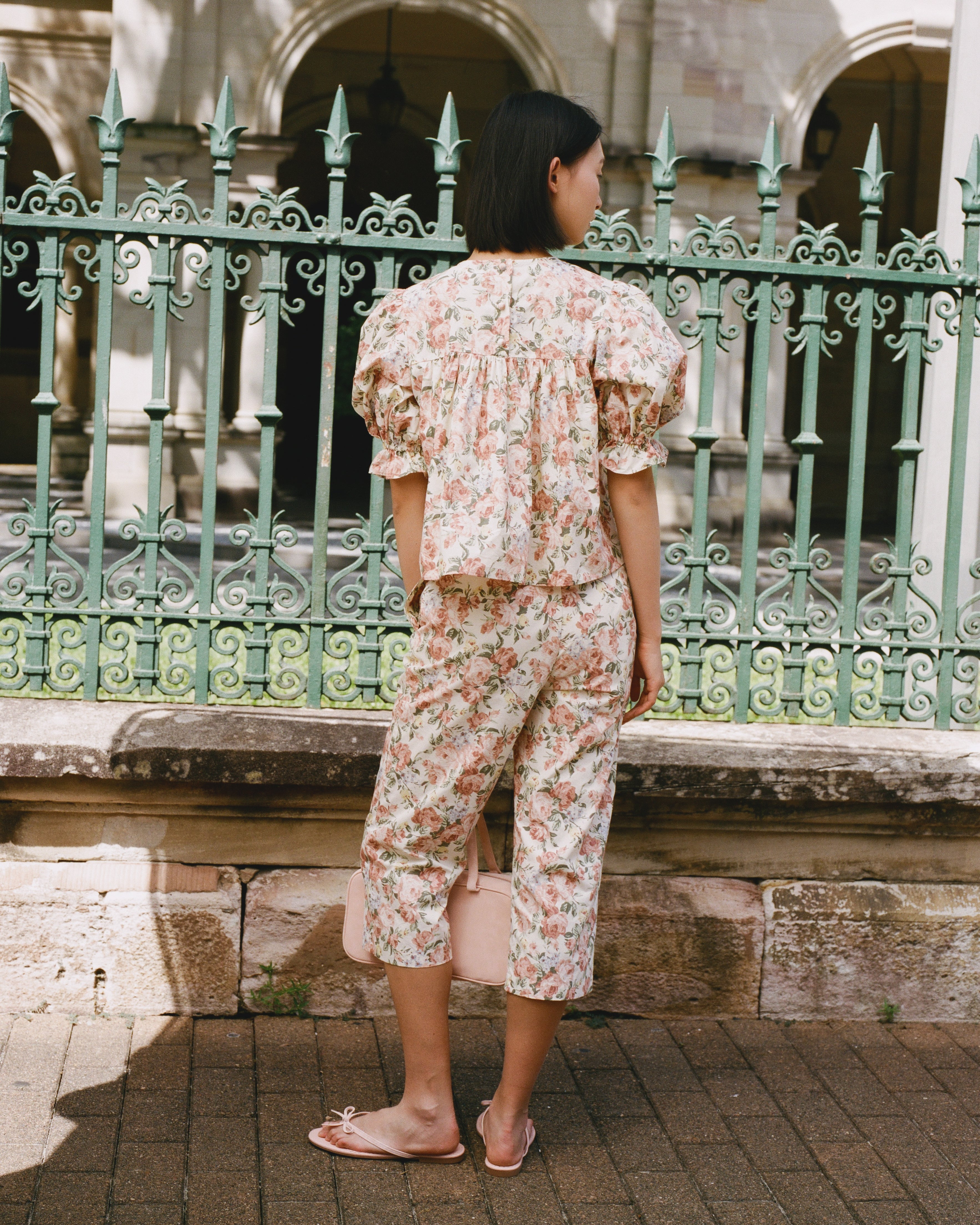 Cropped Straight Pant - Secret Garden - Image 6