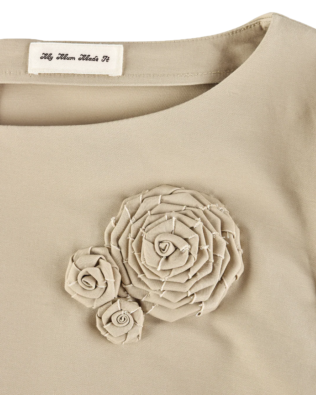 Dropwaist Pleat Dress - Fawn - Image 6