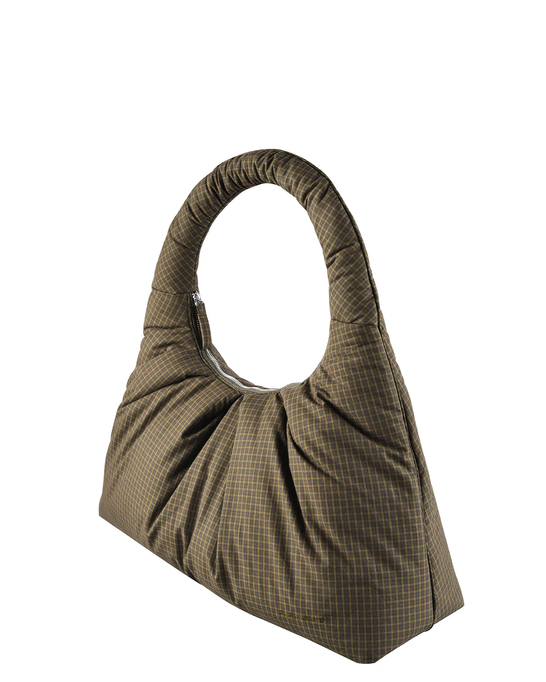 Large Pleat Puffer Tote - Ivy Check - Image 5
