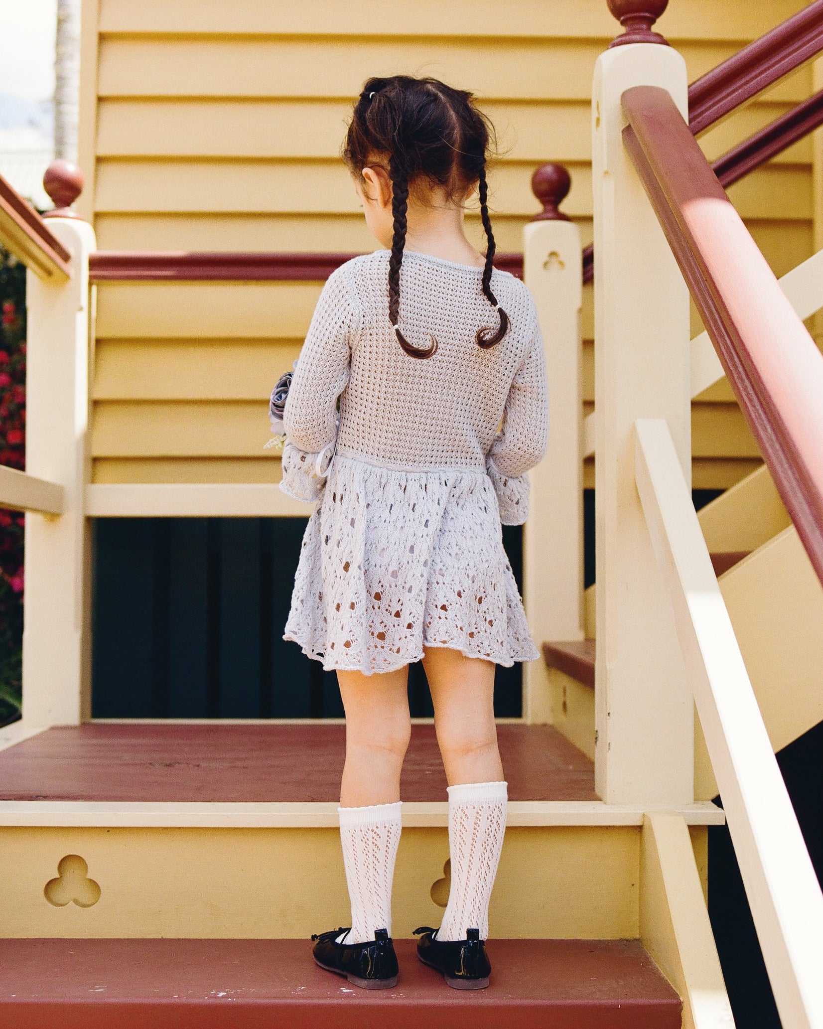 Mini Chapel Knit Dress - Bluewishes - Image 6