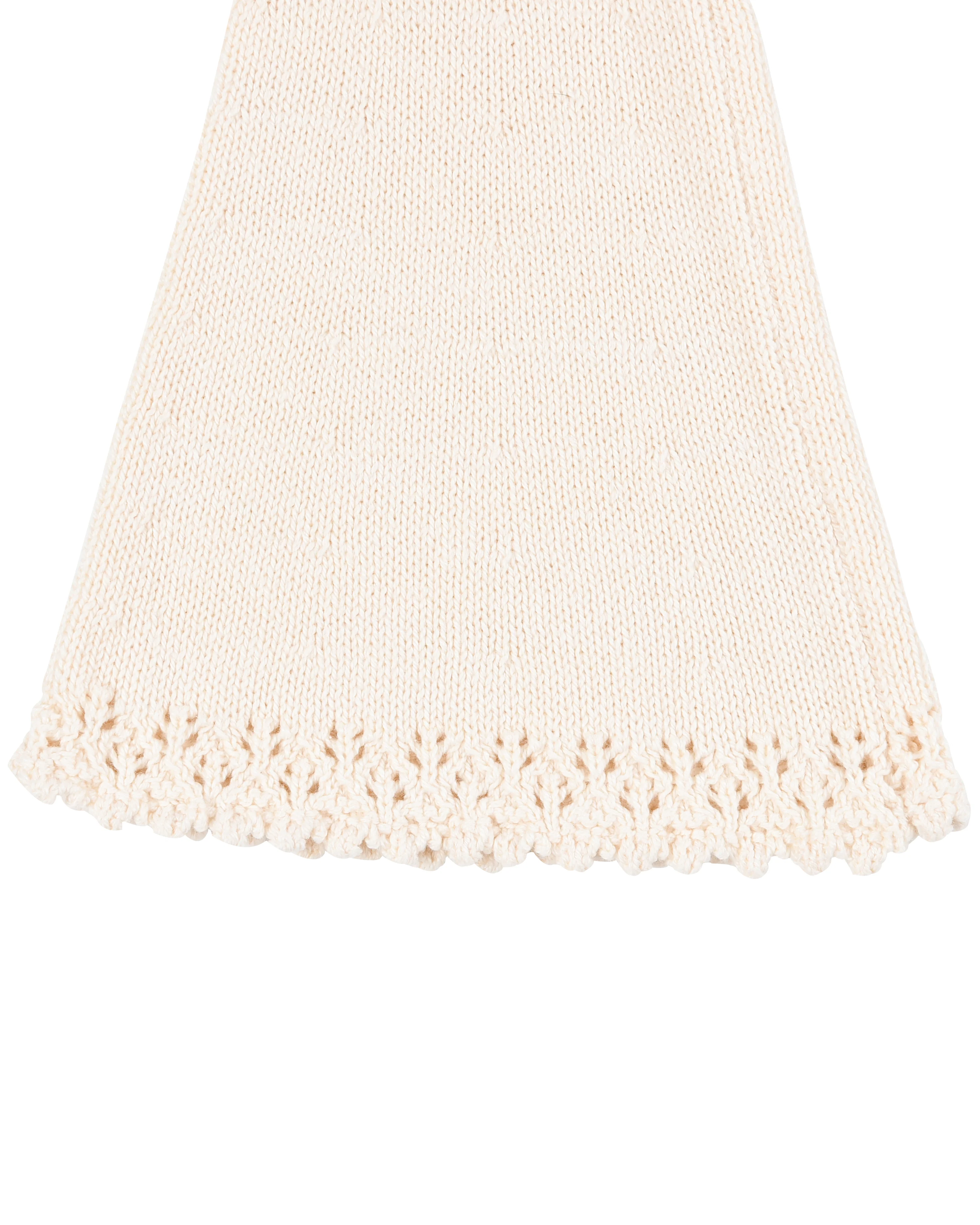 Mini Lace Knit Pant - Porcelain - Image 6