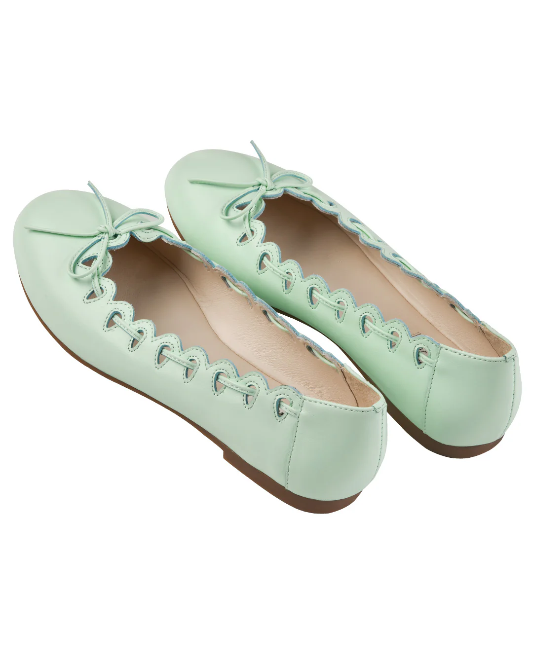 Ribbon Stitch Ballet Flats - Mint - Image 10