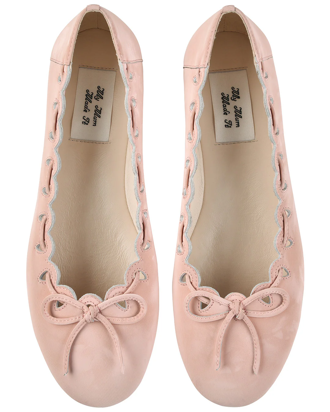 Ribbon Stitch Ballet Flats - Rose Veil - Image 7