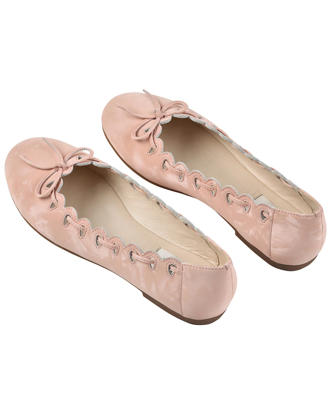 Ribbon Stitch Ballet Flats - Rose Veil - Image 9