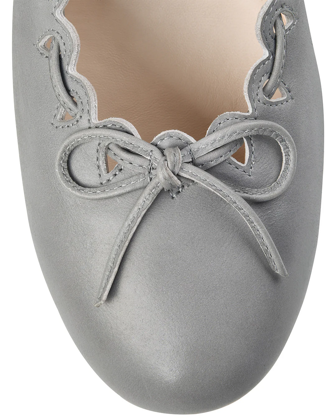 Ribbon Stitch Ballet Pumps - Wisteria - Image 7