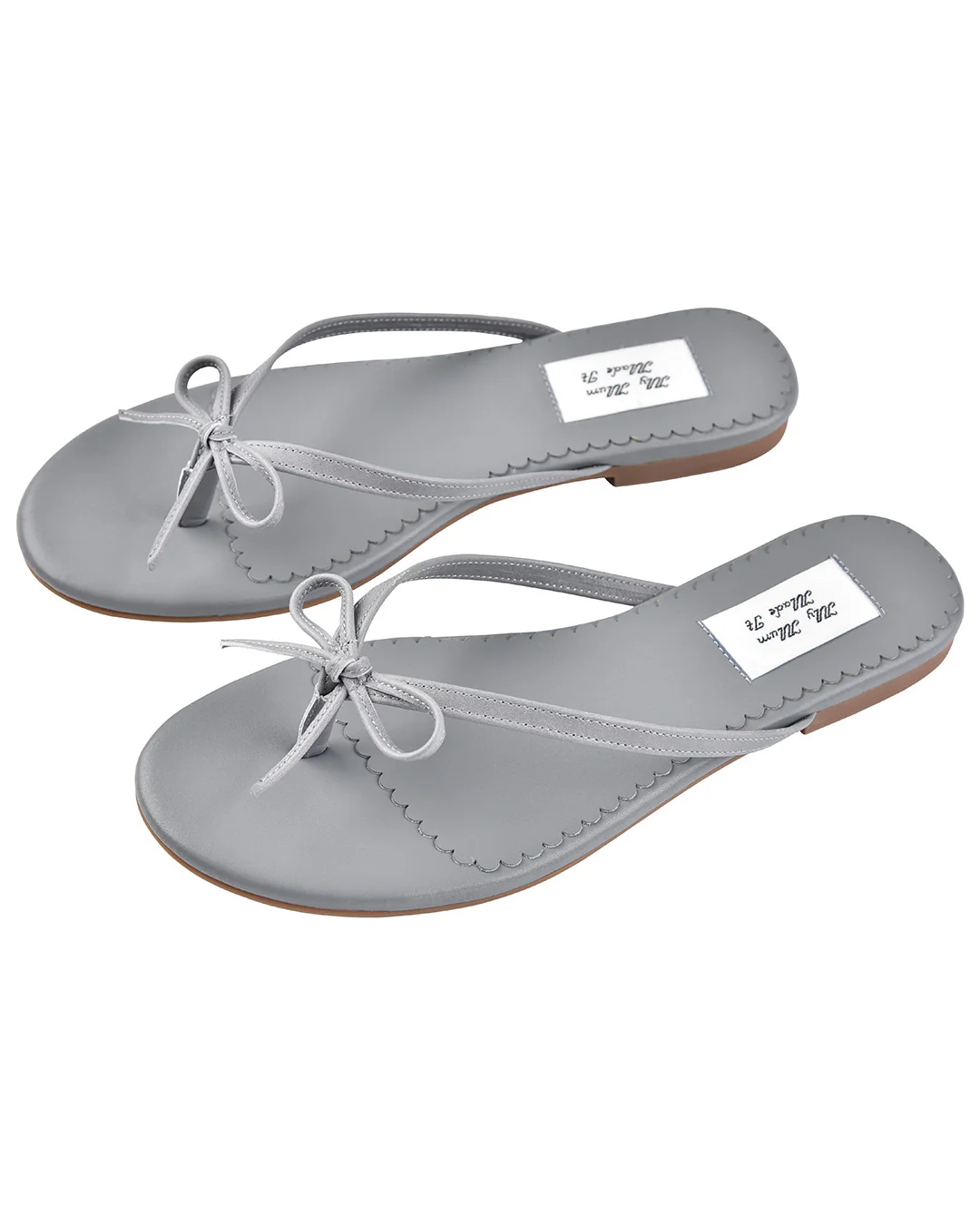 Ribbon Stitch Flip Flops - Wisteria - Image 7