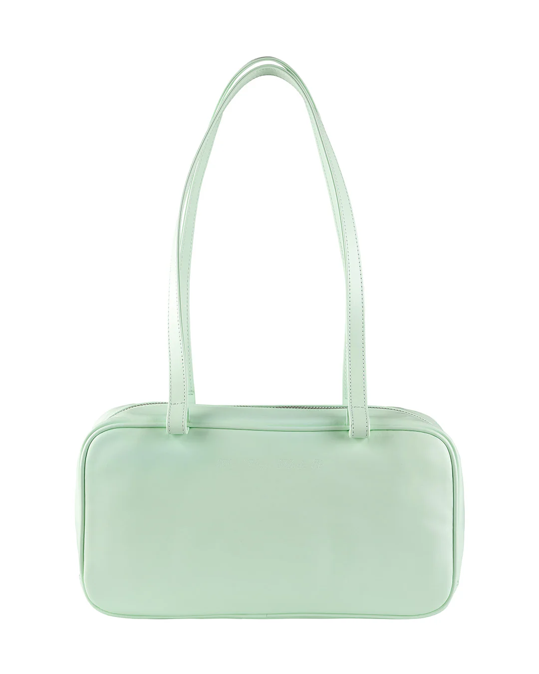 Ribbon Stitch Shoulder Bag - Mint - Image 10