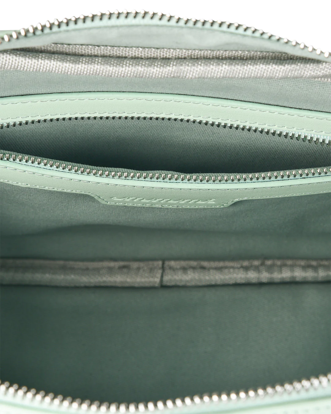 Ribbon Stitch Shoulder Bag - Mint - Image 8