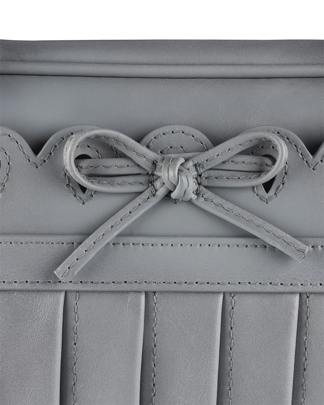 Ribbon Stitch Shoulder Bag - Wisteria - Image 8