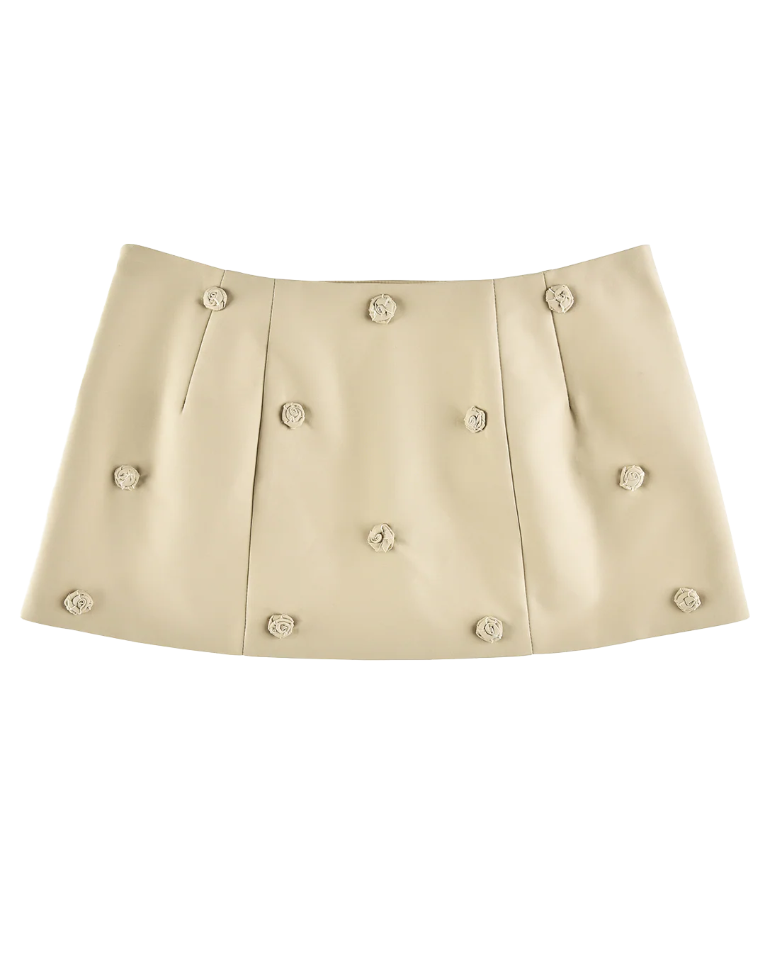 Rosette Mini Skirt - Fawn - Image 9
