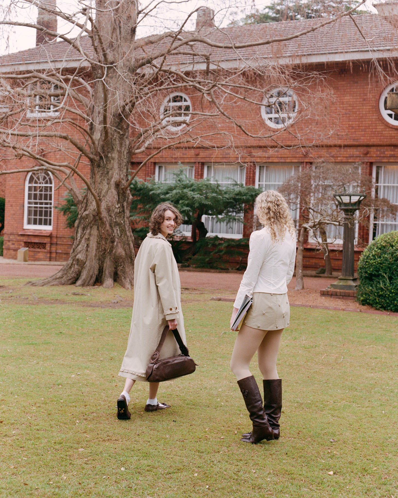 Rosette Pocket Boots - Saddle - Image 11
