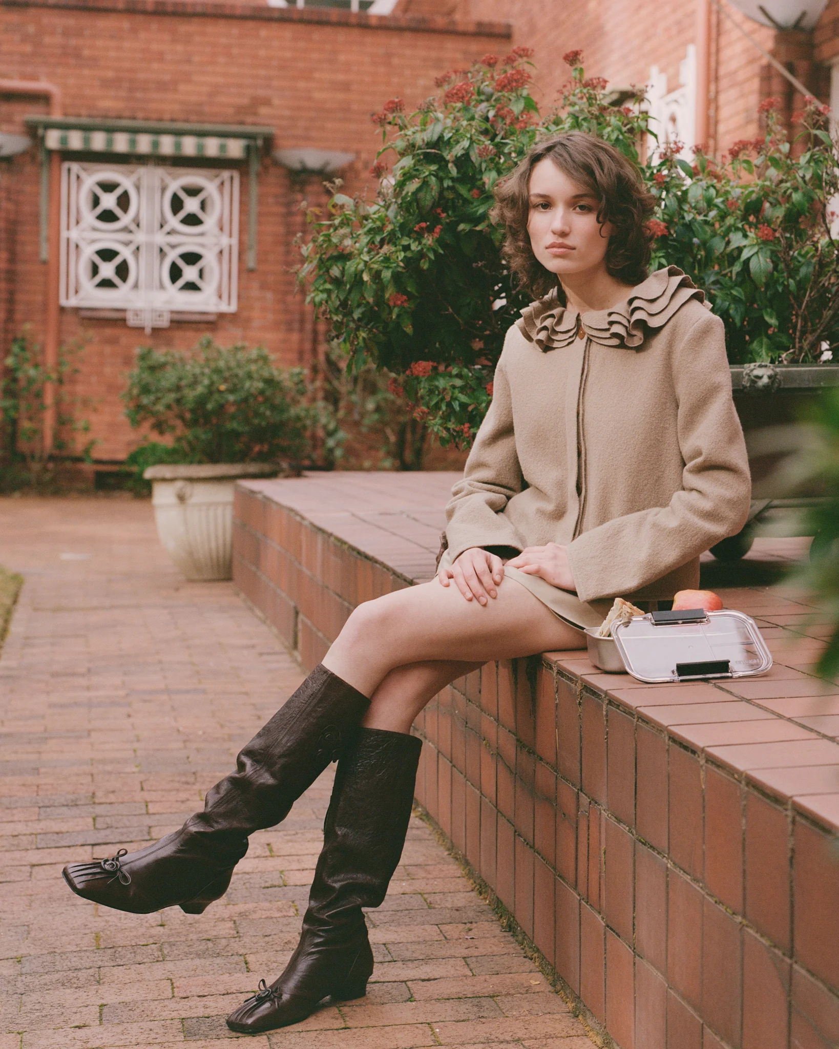Rosette Pocket Boots - Saddle - Image 7