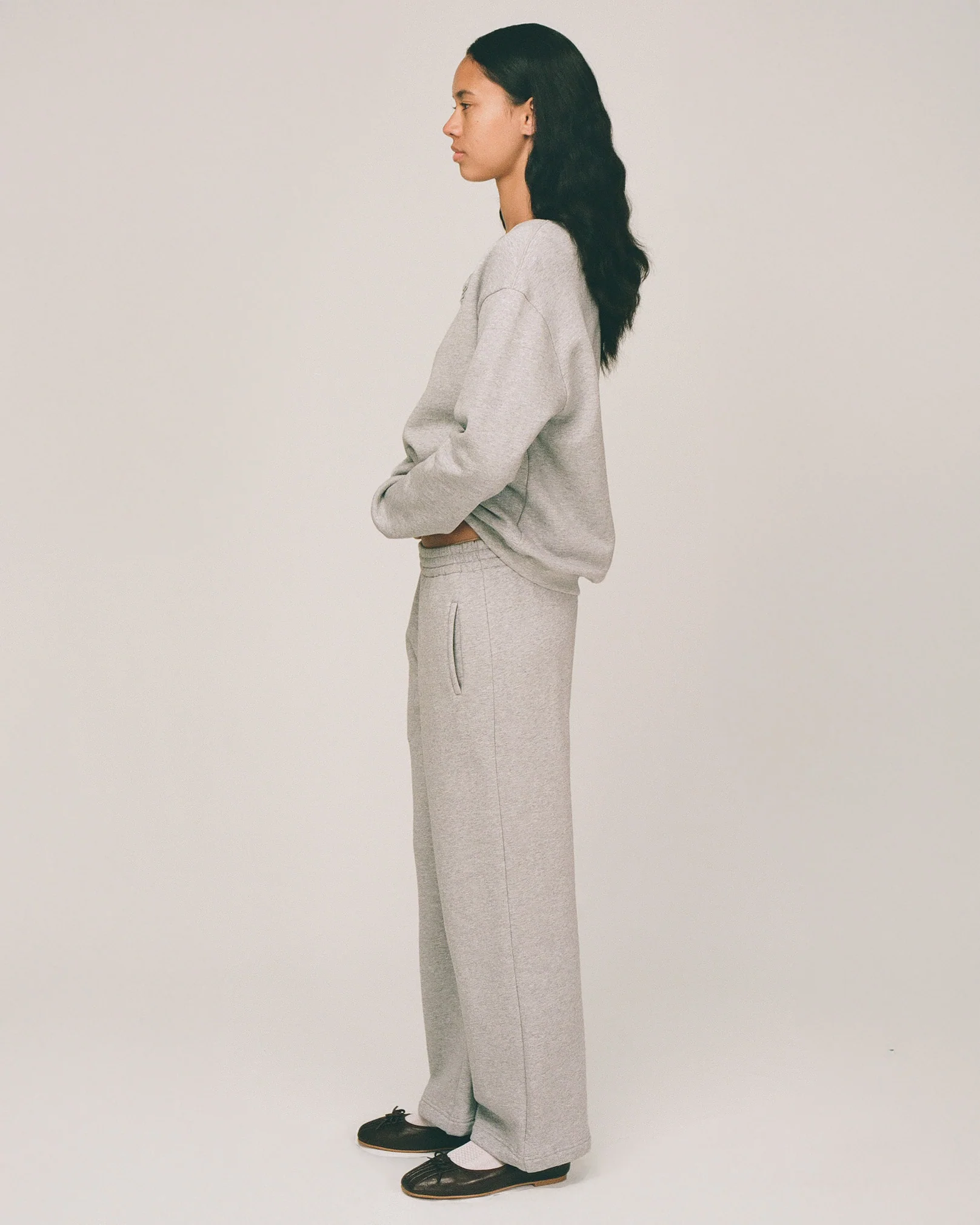 Rosette Sweatshirt - Grey - Image 5
