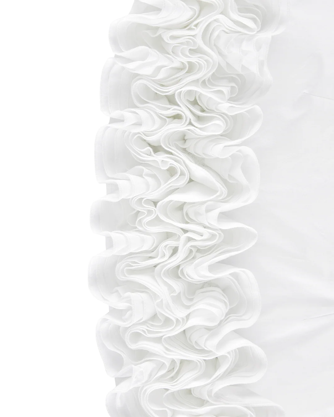 Ruffle Hem Mini Skirt - White - Image 7