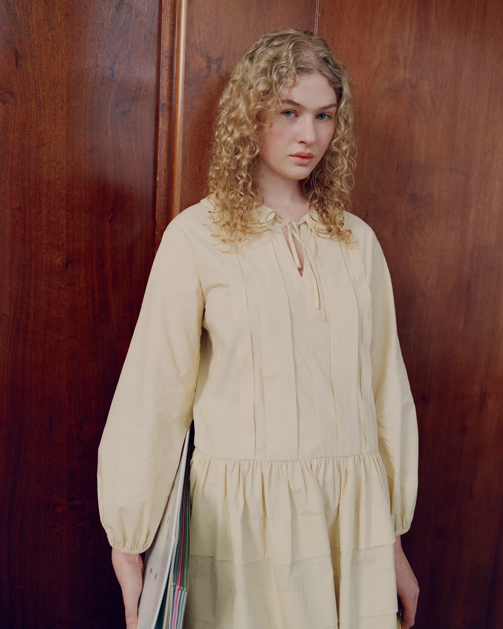 Tiered Collar School Dress - Butternut - Image 6