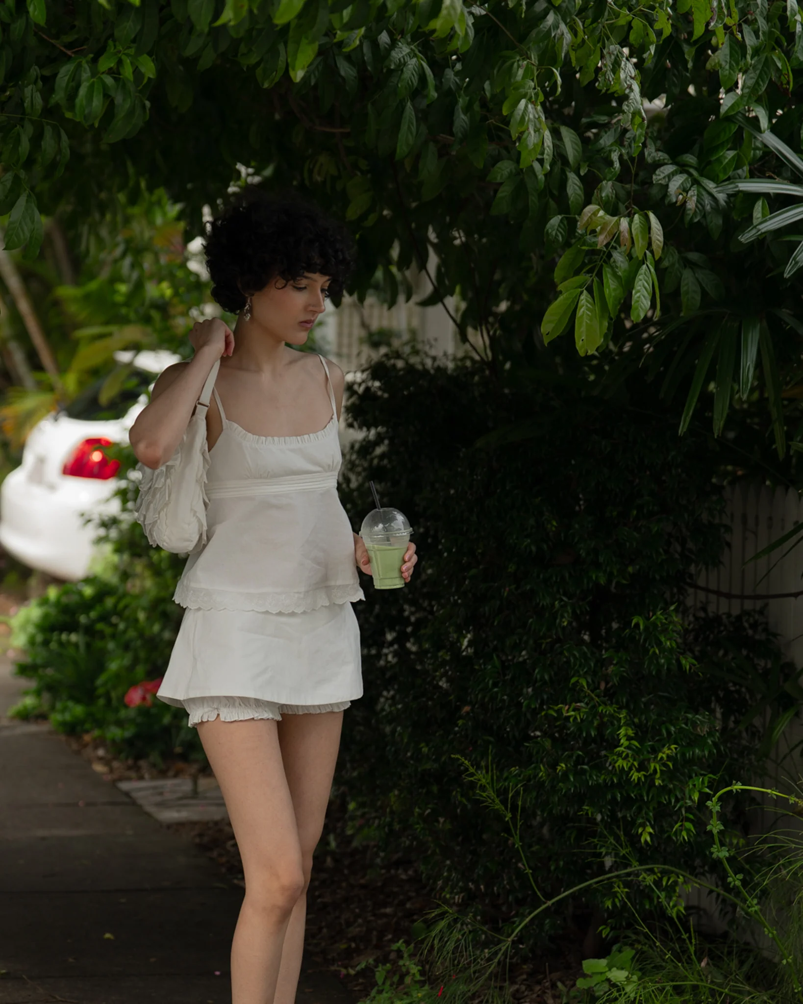 Wrap Bloomer Shorts - White - Image 5